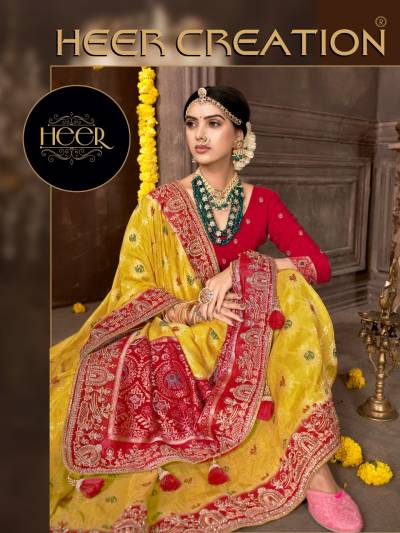 Heer Vol 1 By Heer Creation Silk Designer Wedding Saree Collection